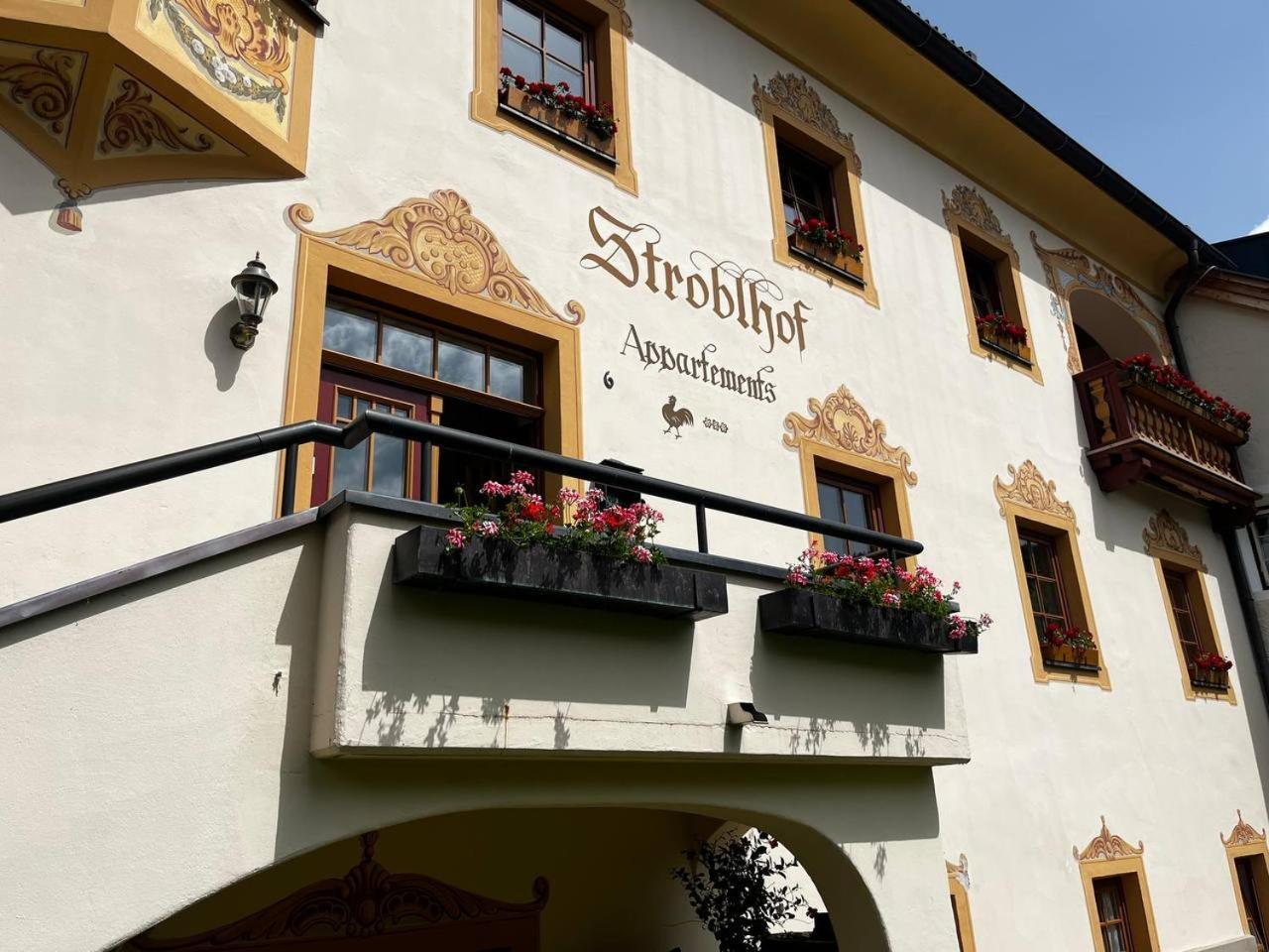 Stroblhof Toblach-Toblach Exterior foto
